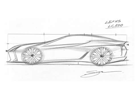 New Lexus Creates Film How To Draw A Car With Lexus Design Chief