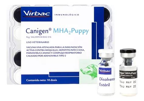 Suplemento Perro Vacuna Dosis Canigen Mha Puppy Env O Gratis