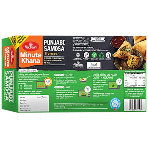 Buy Haldirams Punjabi Samosa Minute Khana Online At Best Price Of Rs