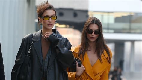 Bella Hadid And Emily Ratajkowskis Friend Style Is Twice As Nice Vogue