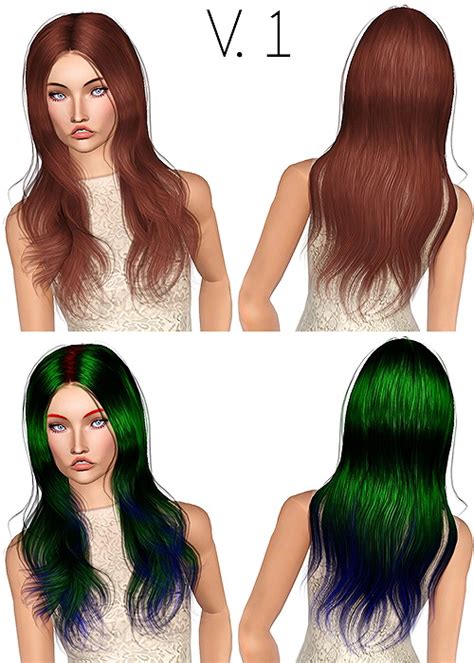 Cazy S Navre Hairstyle Retextured By Chantel Sims 3 Hairs