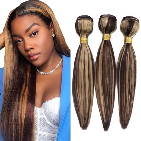 Amazon Ombre Bundles Human Hair Highlight Bundles P4 27 Straight