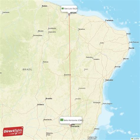 Direct Flights From Sao Luiz To Belo Horizonte Slz To Cnf Non Stop