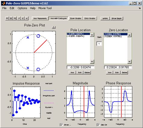 Matlab Pole Zero Editor