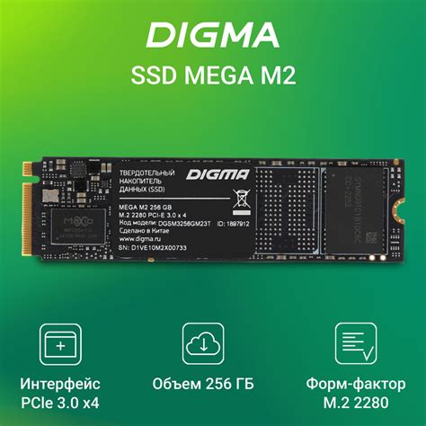 256 ГБ Внутренний SSD-диск Digma SSD PCI-E 3.0 x4 (DGSM3256GM23T ...