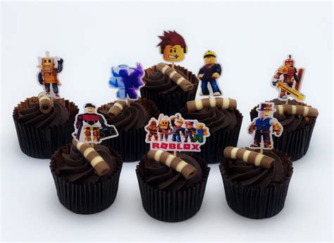 12 X Roblox Cupcake Toppers Cake Topper Roblox Birthday - Etsy