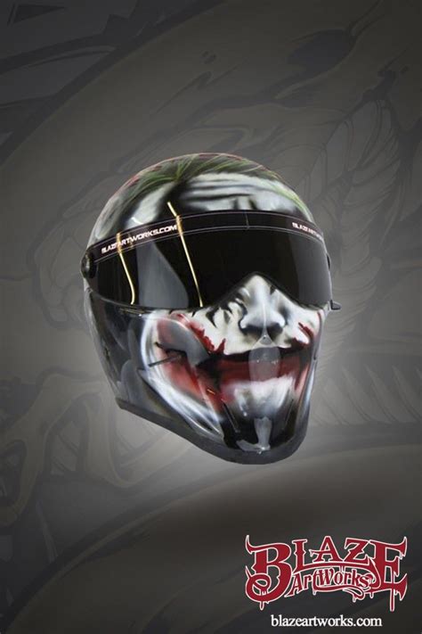 Heath Ledger Joker Custom Motorcycle Helmet Motorcycle Helmets