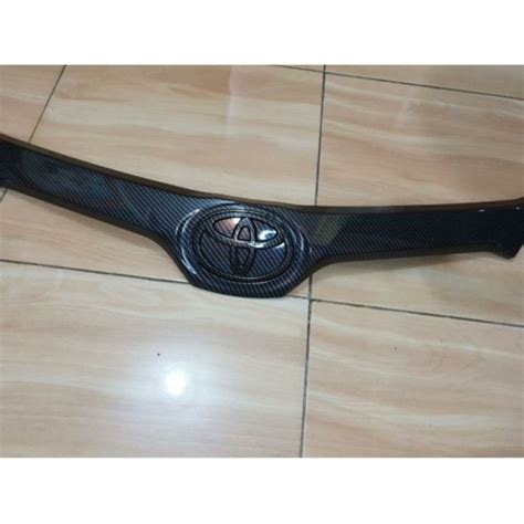 Jual List Grill Hood Moulding Toyota Calya Carbon Shopee Indonesia