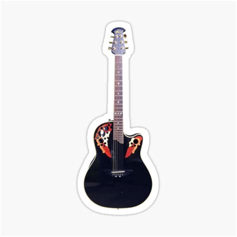 Ovation Cs 257 Guitar Sticker For Sale By Gentryracing Redbubble