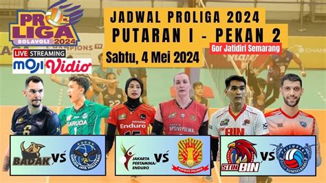 Jadwal Proliga Hari Ini Stin Bin Vs Bank Sumsel Proliga