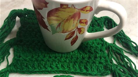 Easy Crochet Mug Rugs For Beginners Youtube