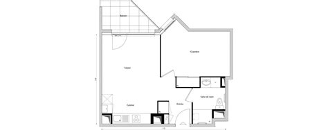 Plan Appartement T De M Neuf R Sidence Les Villages Dor