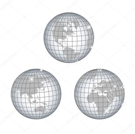 Globe all continents Stock Photo by ©pdesign 2428821