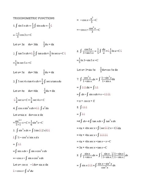 Trigonometric Functions | PDF