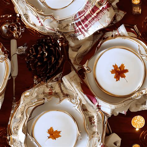 Elegant Thanksgiving Table Settings Creative Fabrica