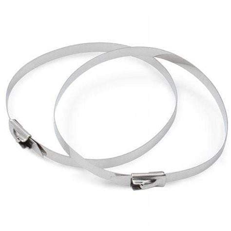 DEI Stainless Steel Locking Ties 14" (4 pack; 4" diameter bundle