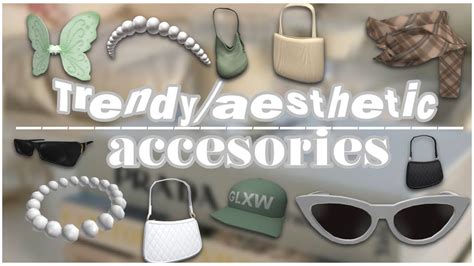 AESTHETIC ROBLOX ACCESSORY CODES PT 4 Preppy Accessories Roblox