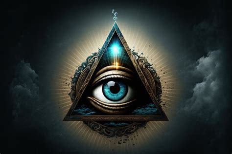 Pyramid Eye Art