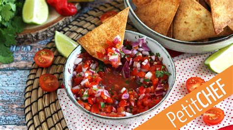 Aperitivo Mexicano Pico De Gallo Y Totopos Caseros I Petitchef