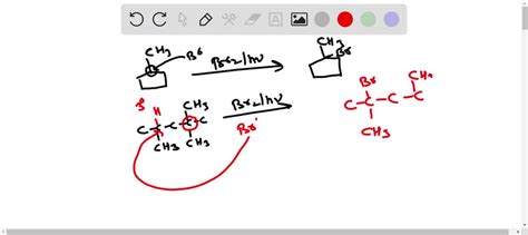 Solved Bromination Of Methylbutane With The Product S Present Of Uv