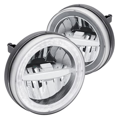 Lumen GMC Sierra 2500 HD New Body Style 2007 Halo LED Fog Lights