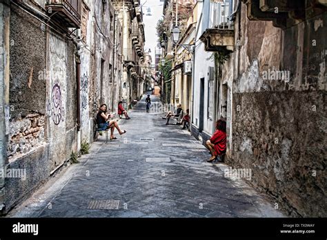 Sex Worker In San Berillo Catania Sicily Italy Stock Photo Alamy
