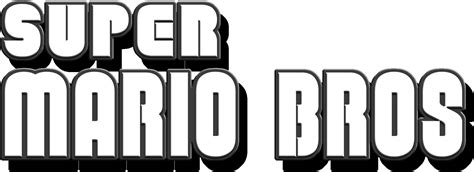 Super Mario Bros Logo Png Images Transparent Background Png Play