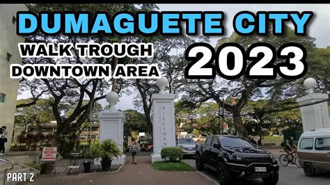 DUMAGUETE CITY Downtown Walk Trough Maria Chistina Street Explore