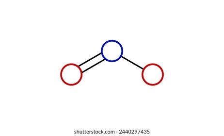 Nitrogen Dioxide Molecule Structural Chemical Formula Stock ...