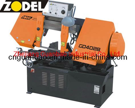 Rotating Horizontal Band Saw Machine For Metal Cutting Gd X Band