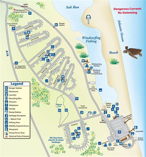 Okeechobee, Florida Campground | Okeechobee Koa - Florida Rv Camping Map | Printable Maps