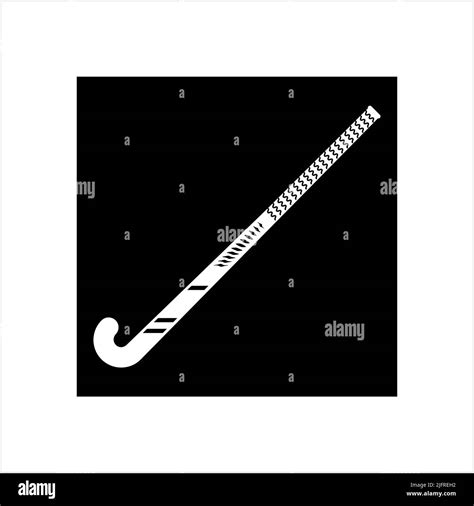 Hockey Stick Icon Hockey Sport Accessories Vector Art Illustration