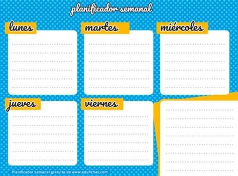 Disenos Planificador Semanal