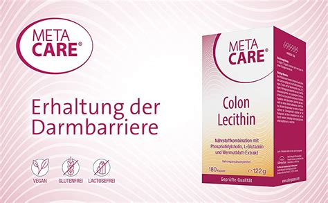 META CARE Colon Lecithin Hochwertiges Phosphatidylcholin Pflanzlich