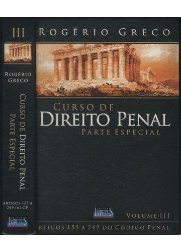 Sebo Do Messias Livro Curso De Direito Penal Parte Especial Volume