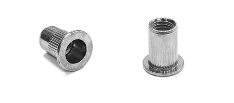 Заклепка гаечная М 8 "HARPOON" стальная, цилиндрическая с насечкой ...