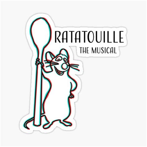 "Ratatouille The TikTok Musical" Sticker for Sale by bookgirlc | Redbubble