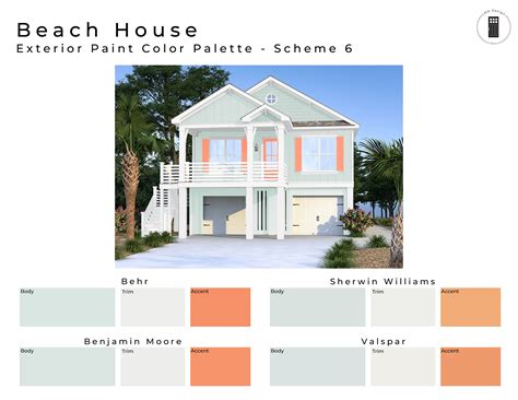Handmade Supplies :: Paint & Stains :: Palettes :: Beach House Exterior