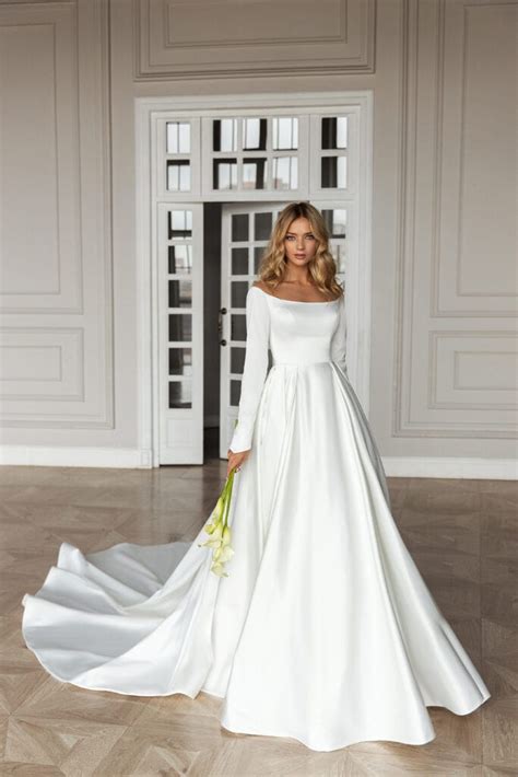 Блестящие ткани для свадебного платья от магазина Wedding Style