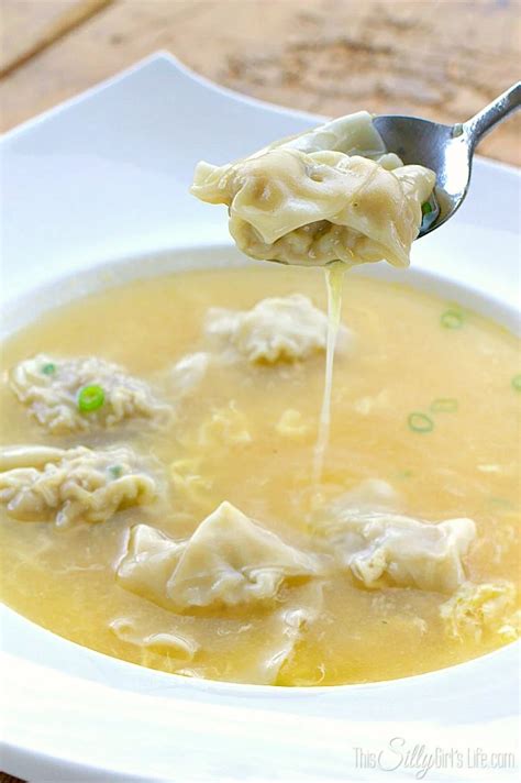 Wonton Egg Drop Soup - This Silly Girl's Kitchen