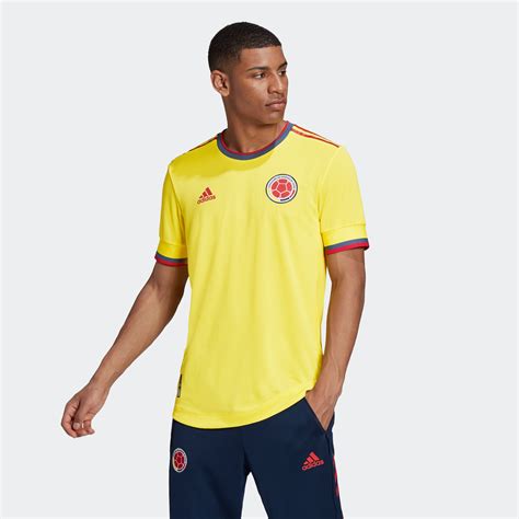 Colombia Home Authentic Jersey - Bright Yellow - Niky's Sports