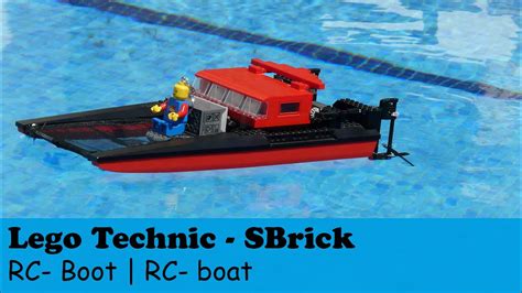 Lego Technic Rc Boot Mit Sbrick Lego Technic Rc Boat With Sbrick