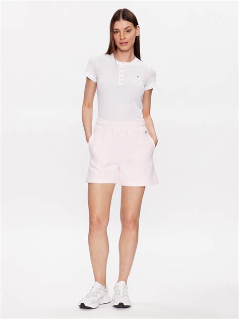 Champion Sportshorts Minimal Reverse Weave Rosa Regular Fit