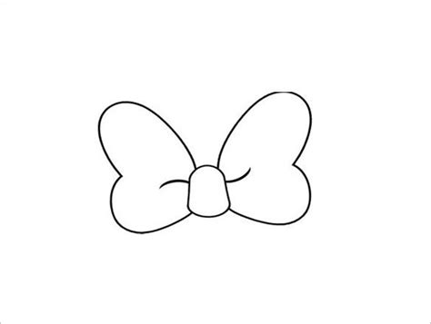 Printable Minnie Mouse Bows 7 Printable Minnie Mouse Bow Templates Minnie Mouse Outline