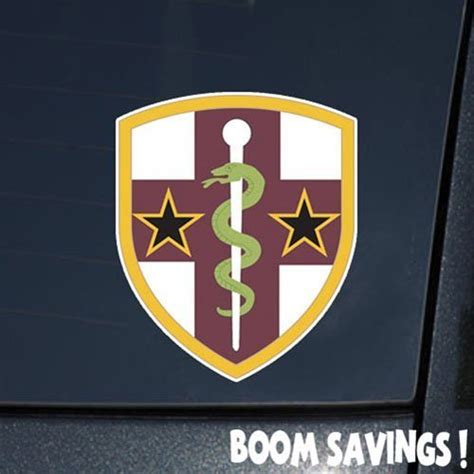 US Army Reserve Medical Command SSI 6 Decal Sticker Car Truck