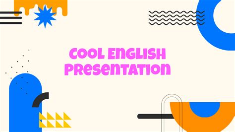 Free Cool English Presentation Template Edit Online And Download