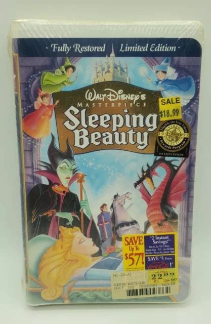 Walt Disney S Sleeping Beauty Vhs Masterpiece Collection Factory Sealed