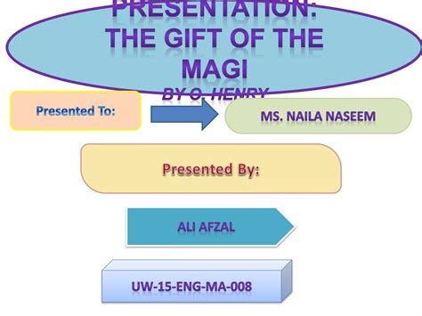 The Gift Of Magi By O Henry PPT