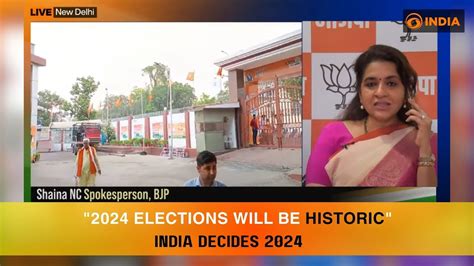 Elections Will Be Historic Shaina Nc Bjp Spokesperson India