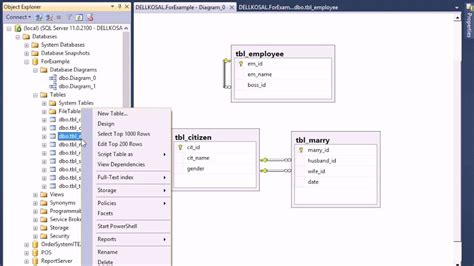 Er Diagram From Sql Server | ERModelExample.com